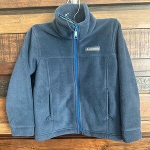 💙NWT Youth Dark Blue Columbia Birch Falls Fleece Zip Up Jacket💙